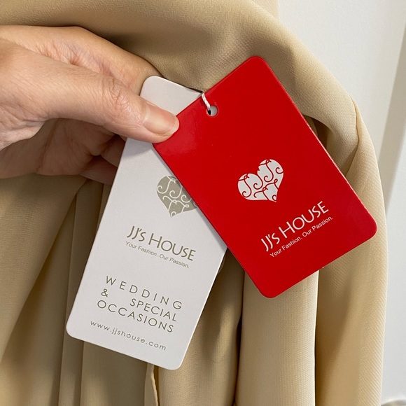 JJ's House A-Line High Neck Floor-Length Chiffon Bridesmaid Dress (BRAND NEW) - Picture 7 of 12